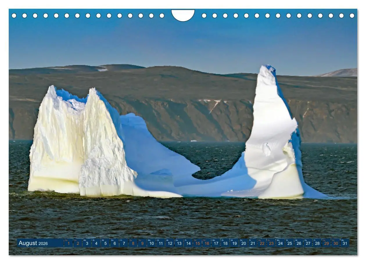 Bild: 9783457357934 | Berge aus Eis (Wandkalender 2026 DIN A4 quer), CALVENDO Monatskalender