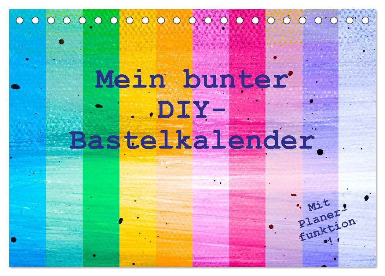Cover: 9783457667934 | Mein bunter DIY-Bastelkalender (Tischkalender 2026 DIN A5 quer),...