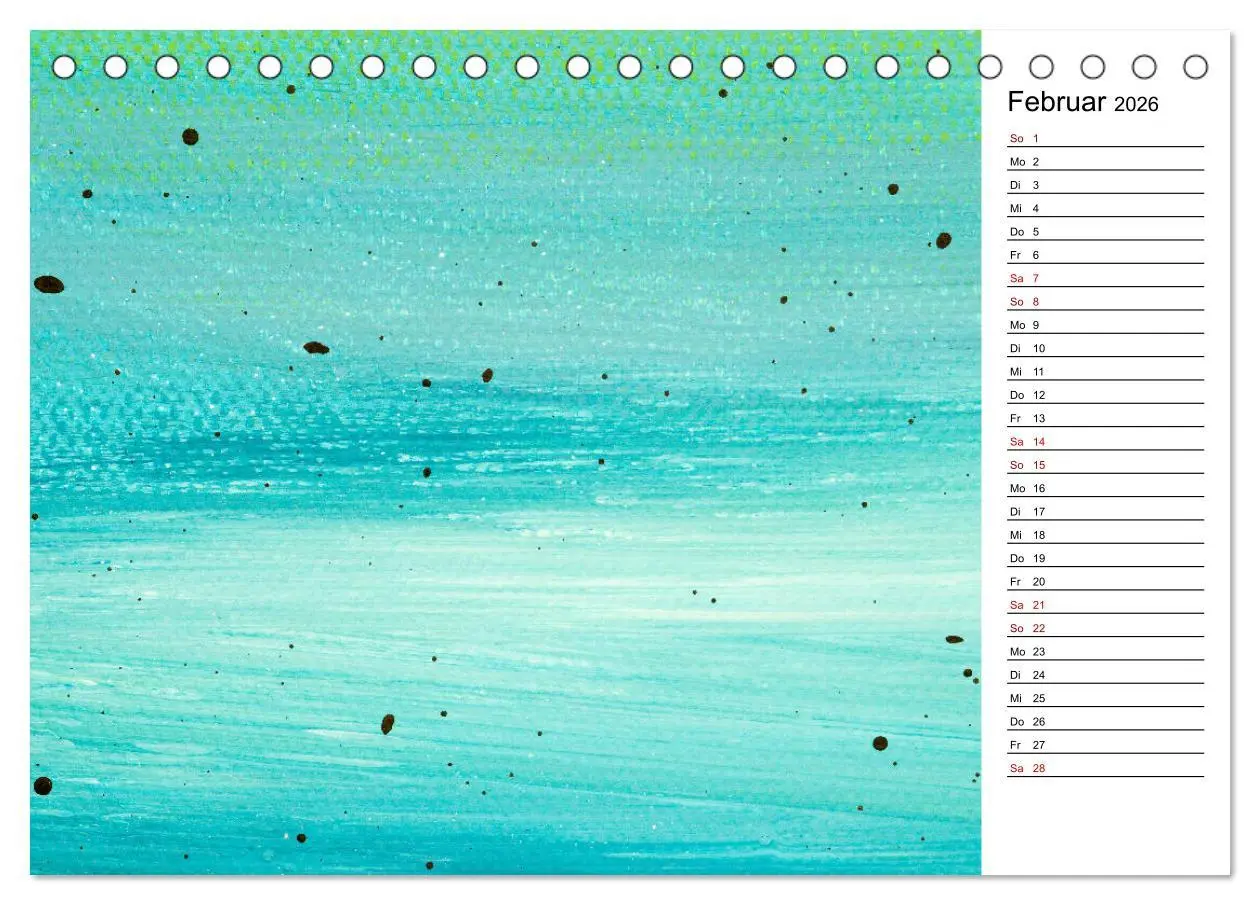 Bild: 9783457667934 | Mein bunter DIY-Bastelkalender (Tischkalender 2026 DIN A5 quer),...