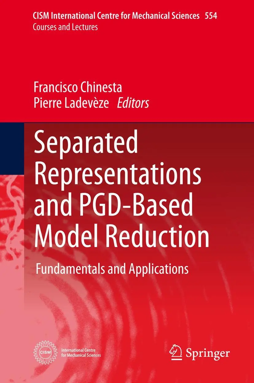 Cover: 9783709117934 | Separated Representations and PGD-Based Model Reduction | Buch | vii