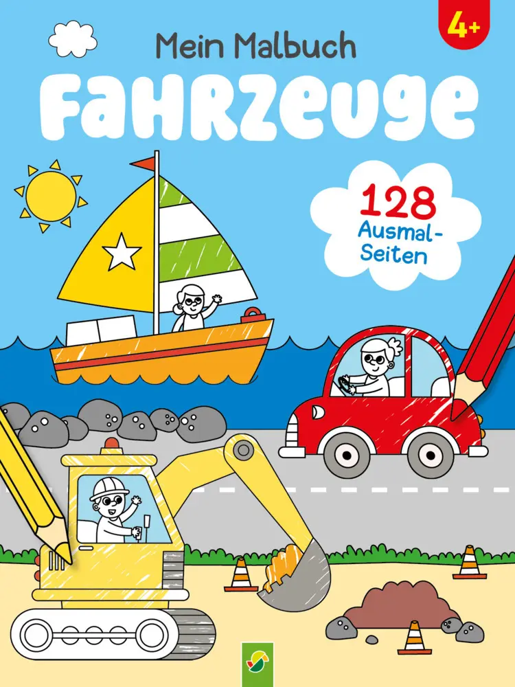 Cover: 9783849947934 | Mein Malbuch Fahrzeuge | Schwager &amp; Steinlein Verlag | Taschenbuch
