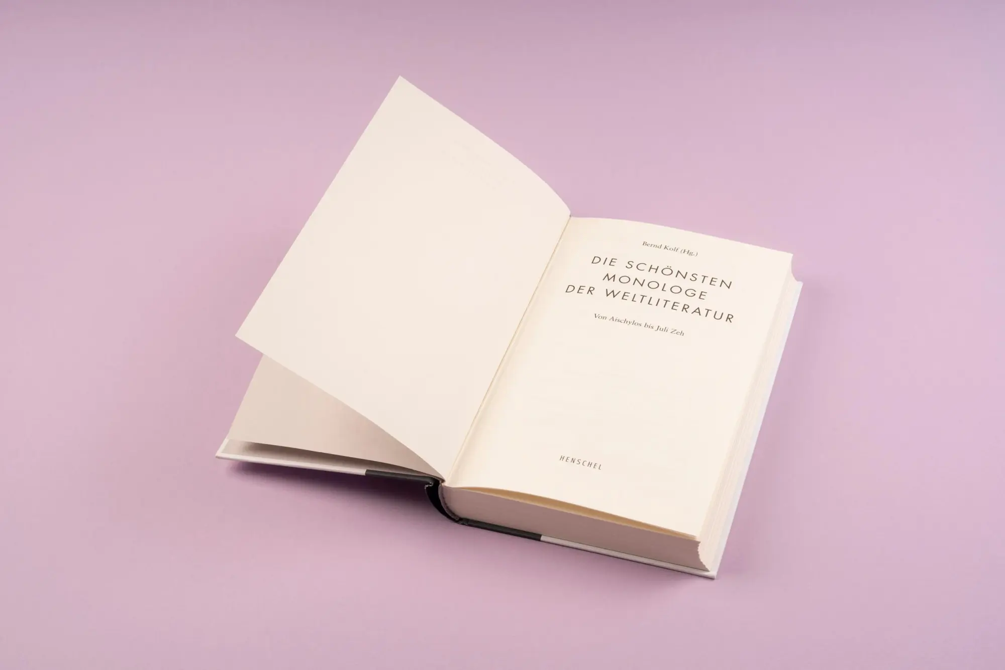 Bild: 9783894877934 | Die schönsten Monologe der Weltliteratur | Von Aischylos bis Juli Zeh