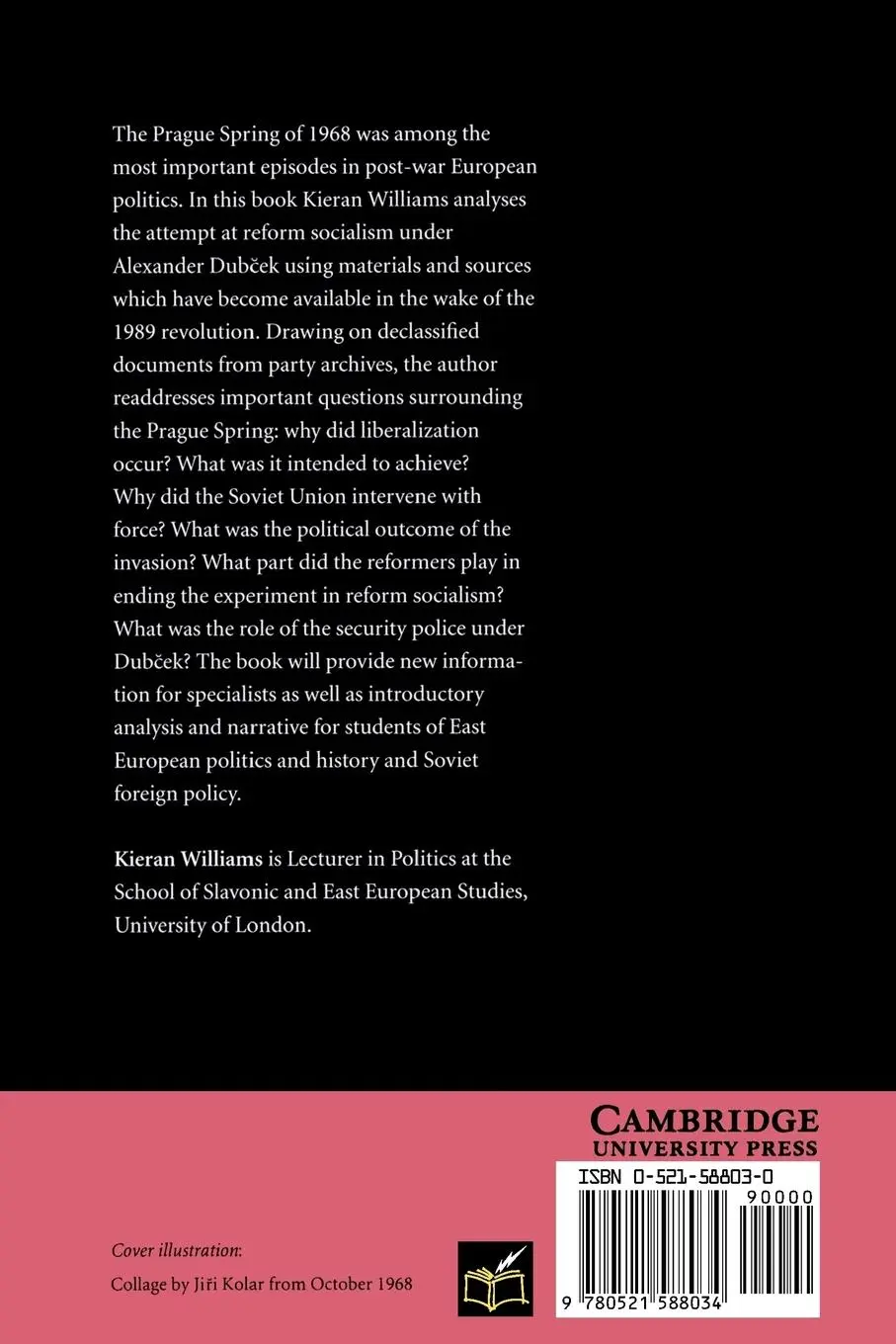 Rückseite: 9780521588034 | The Prague Spring and Its Aftermath | Czechoslovak Politics, 1968-1970