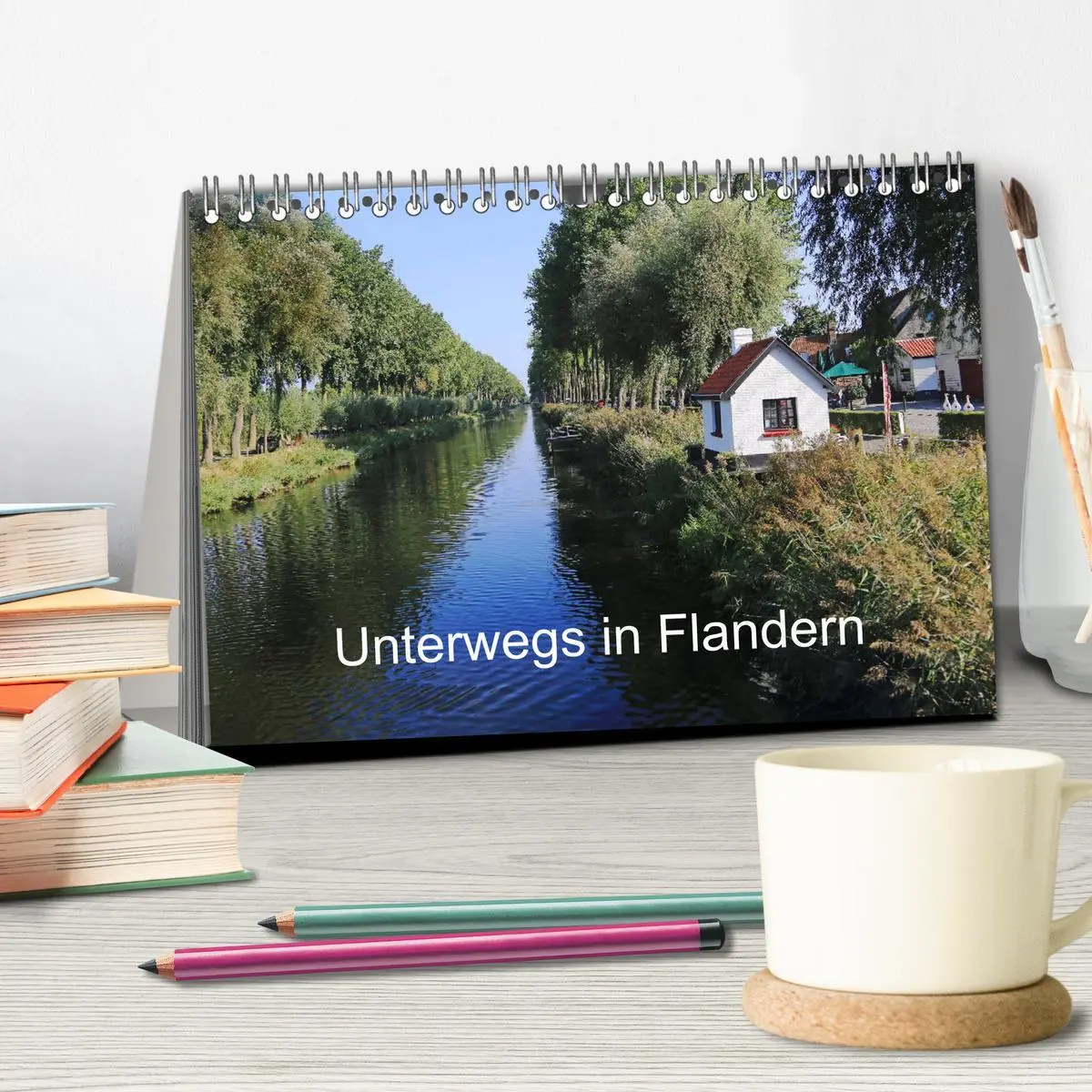 Bild: 9783457868034 | Unterwegs in Flandern (Tischkalender 2026 DIN A5 quer), CALVENDO...