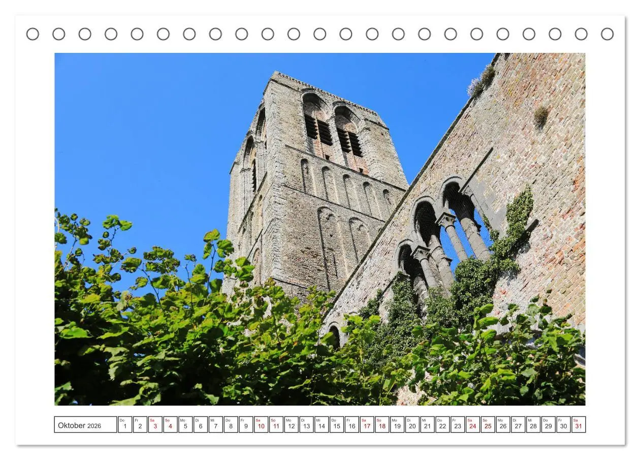 Bild: 9783457868034 | Unterwegs in Flandern (Tischkalender 2026 DIN A5 quer), CALVENDO...