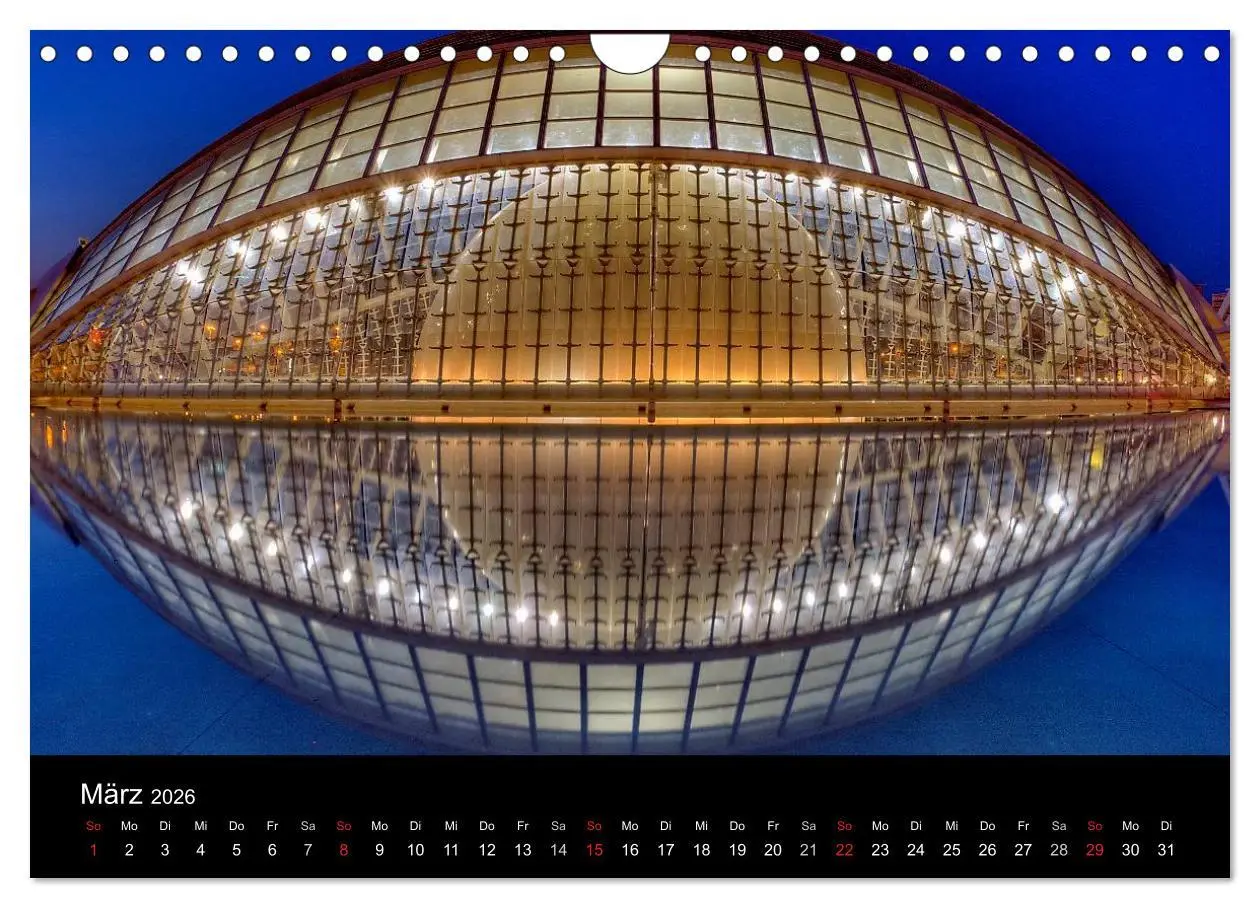 Bild: 9783516198034 | Moderne Architektur in Valencia (Wandkalender 2026 DIN A4 quer),...