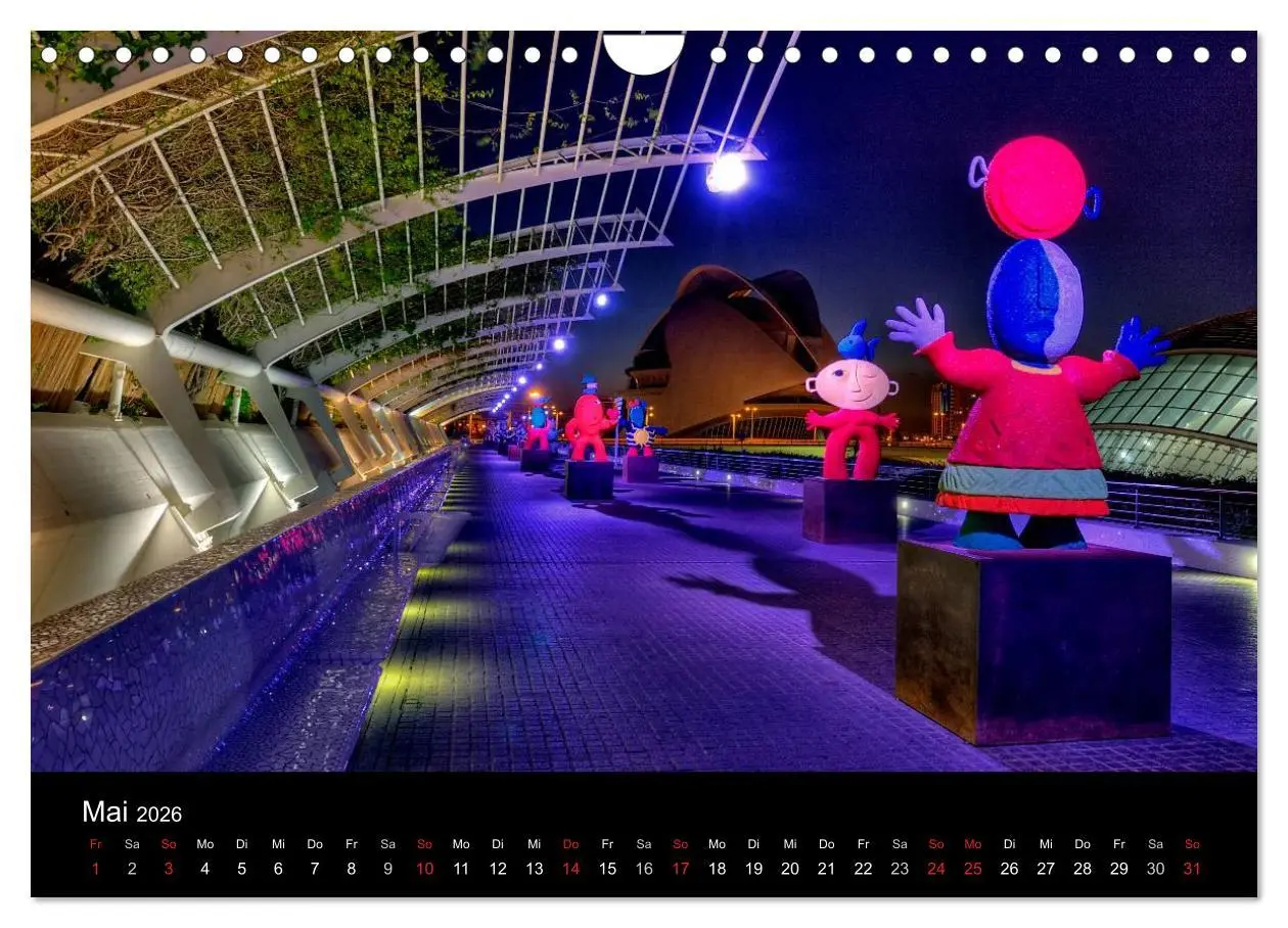 Bild: 9783516198034 | Moderne Architektur in Valencia (Wandkalender 2026 DIN A4 quer),...