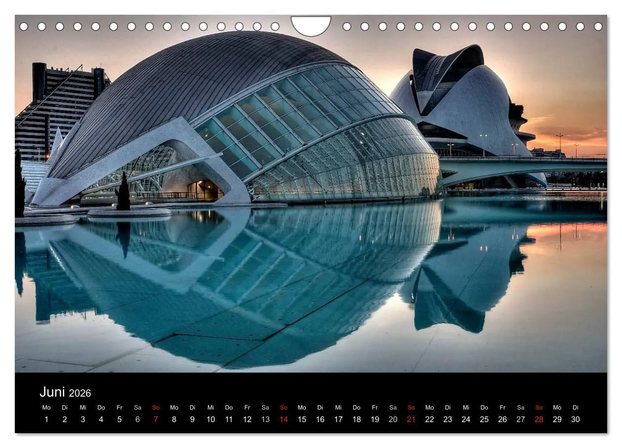 Bild: 9783516198034 | Moderne Architektur in Valencia (Wandkalender 2026 DIN A4 quer),...