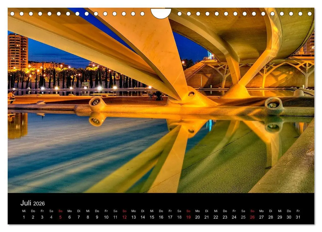Bild: 9783516198034 | Moderne Architektur in Valencia (Wandkalender 2026 DIN A4 quer),...