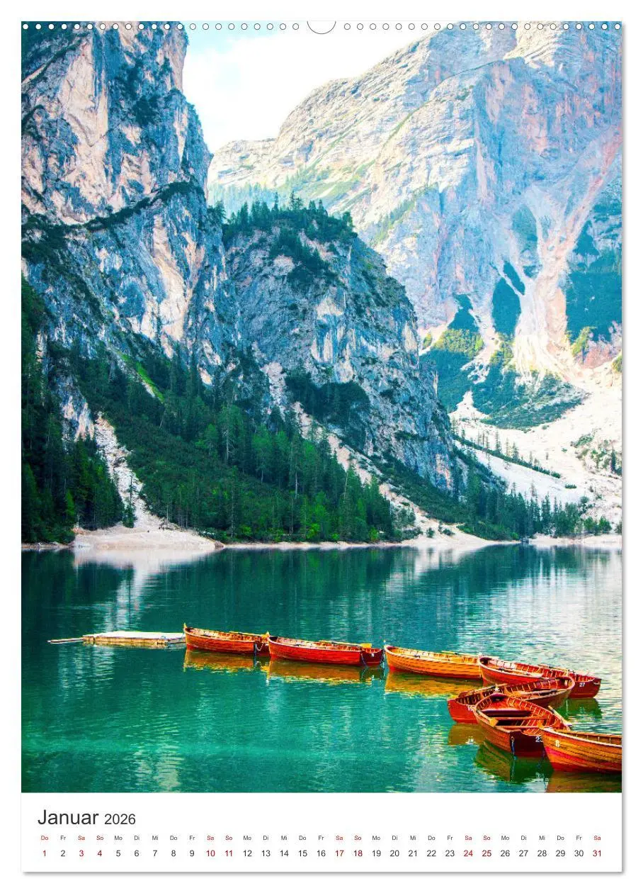 Bild: 9783516338034 | Farbenfrohes Italien (hochwertiger Premium Wandkalender 2026 DIN A2...