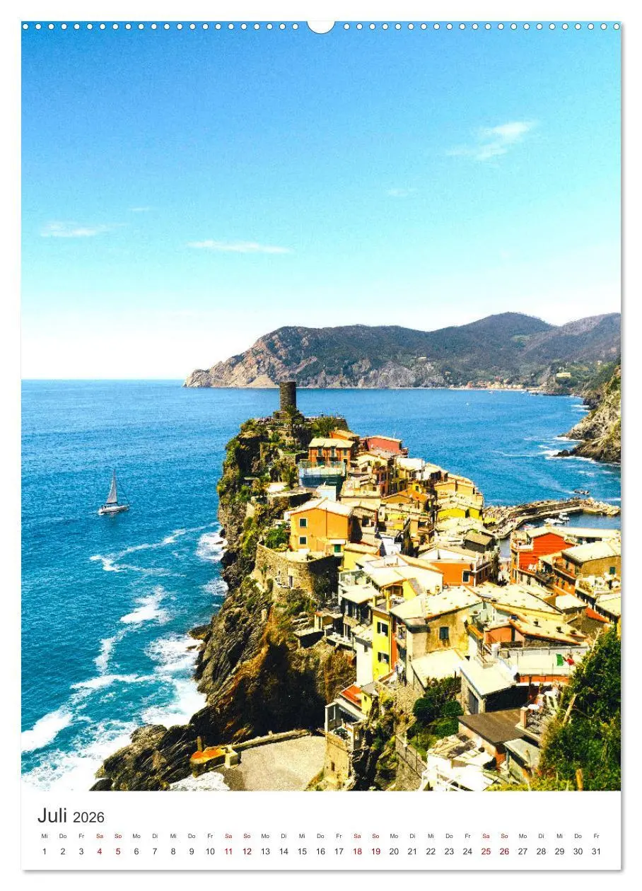 Bild: 9783516338034 | Farbenfrohes Italien (hochwertiger Premium Wandkalender 2026 DIN A2...