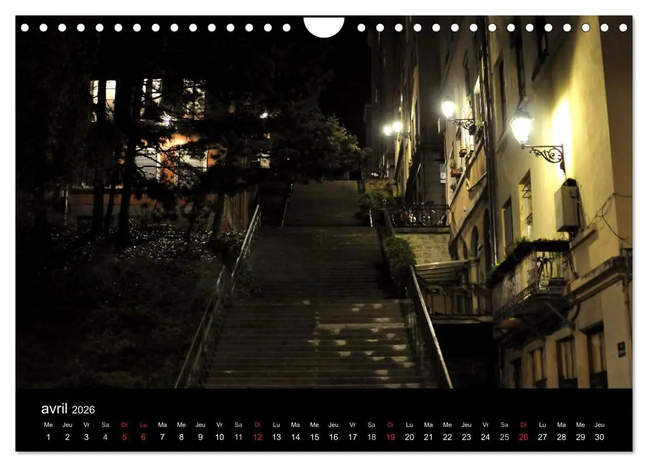 Bild: 9783516578034 | Lyon Magie de la lumière (Calendrier mural 2026 DIN A4 vertical),...