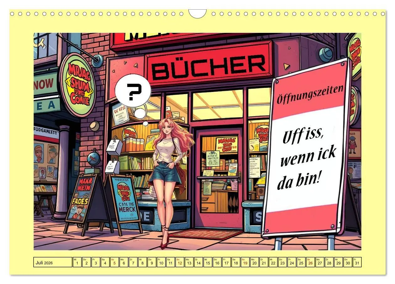 Bild: 9783516648034 | Liebenswerte Berliner Mundart (Wandkalender 2026 DIN A3 quer),...