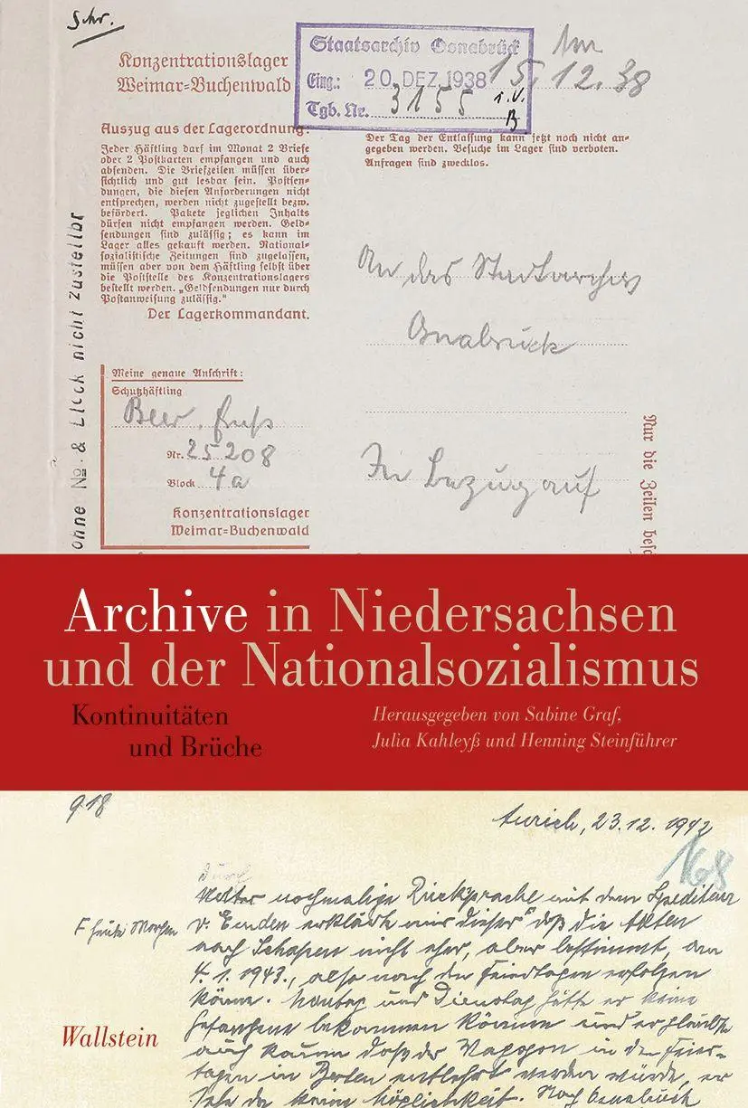 Cover: 9783835358034 | Archive in Niedersachsen und der Nationalsozialismus | Graf (u. a.)