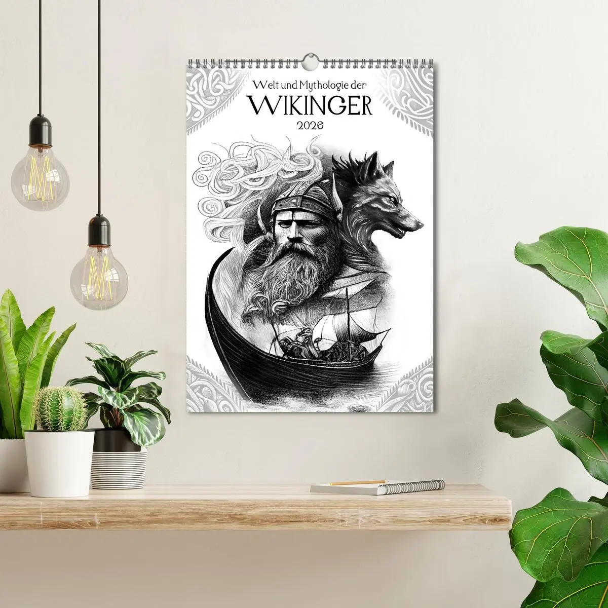 Bild: 9783516328134 | Welt und Mythologie der Wikinger (Wandkalender 2026 DIN A3 hoch),...