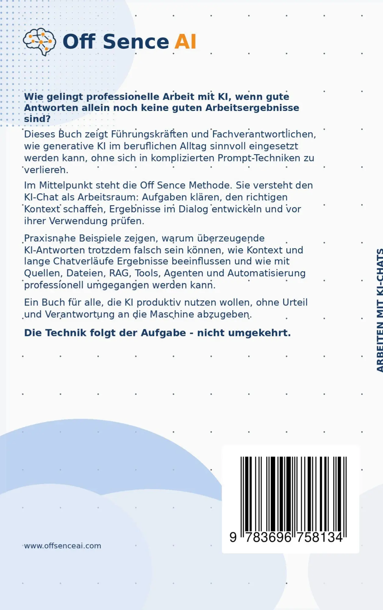 Rückseite: 9783696758134 | Arbeiten mit KI-Chats | Mike Winter | Taschenbuch | 200 S. | Deutsch