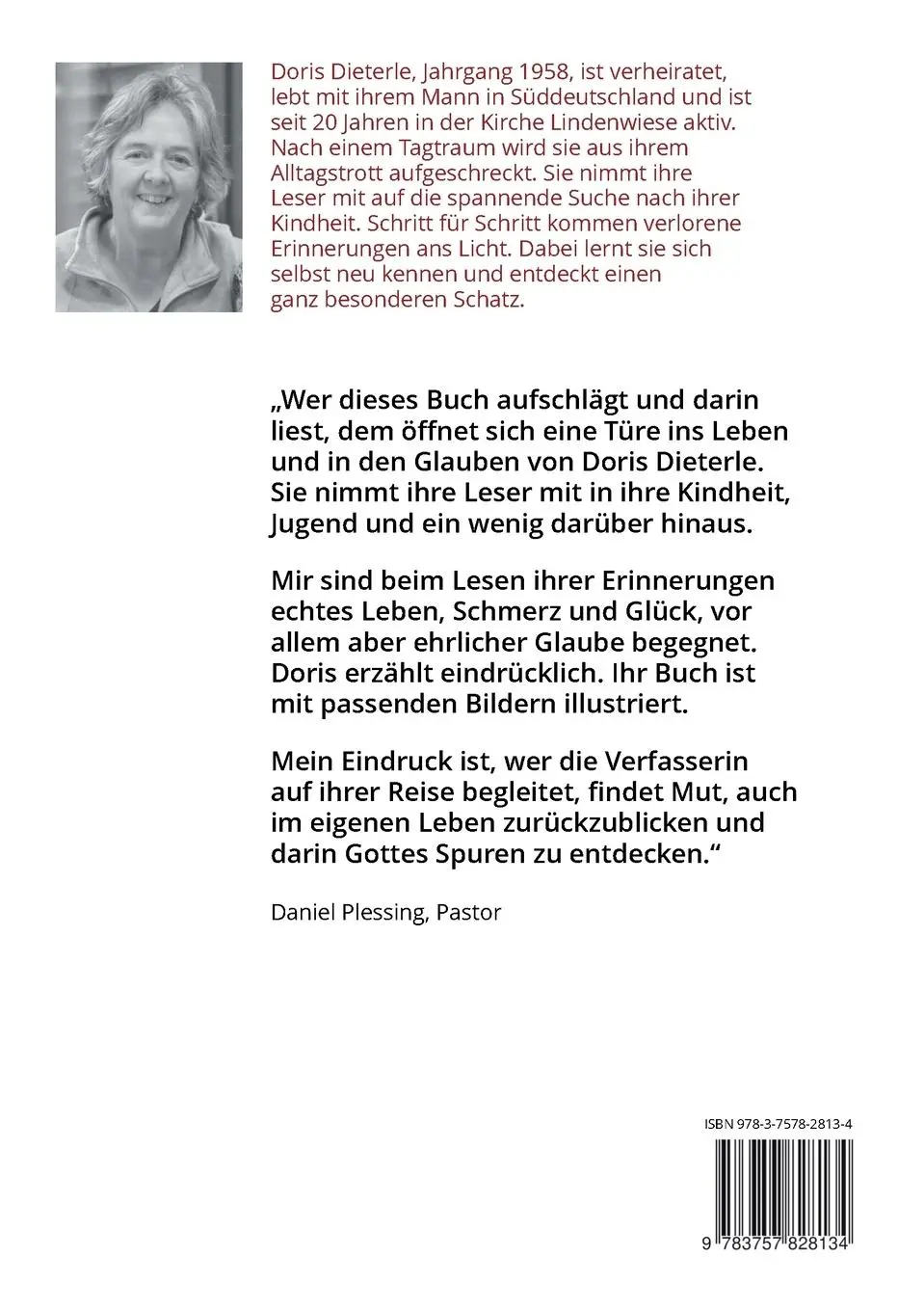 Rückseite: 9783757828134 | Kindheit gesucht. Schatz gefunden | Doris Dieterle | Taschenbuch