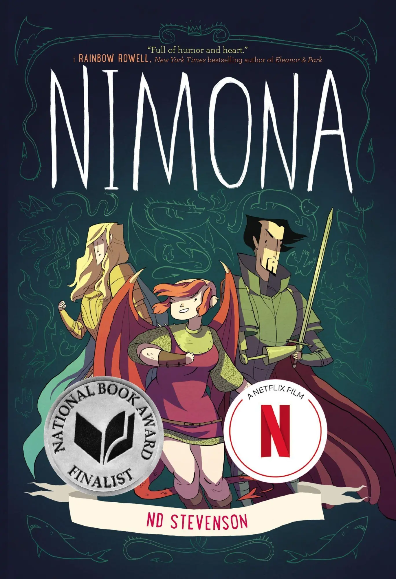 Cover: 9780062278234 | Nimona | A Netflix Film, a Graphic Novel | Nd Stevenson | Buch | 2015