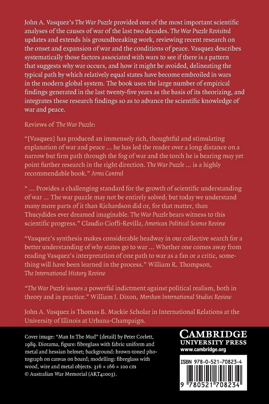Rückseite: 9780521708234 | The War Puzzle Revisited | John A. Vasquez | Taschenbuch | Englisch