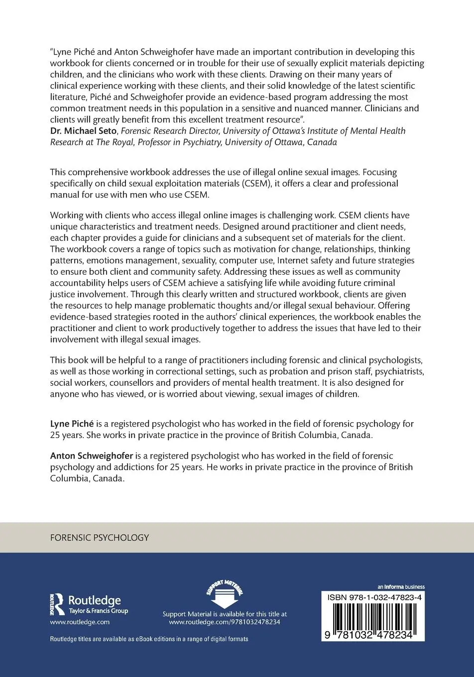 Rückseite: 9781032478234 | Working with Offenders who View Online Child Sexual Exploitation...