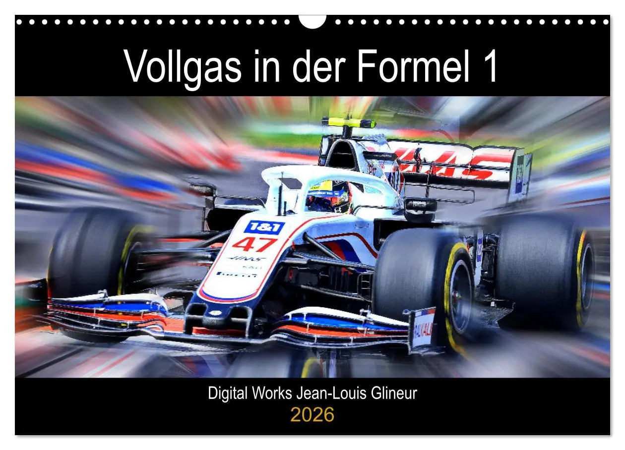 Cover: 9783457608234 | Vollgas in der Formel 1 (Wandkalender 2026 DIN A3 quer), CALVENDO...