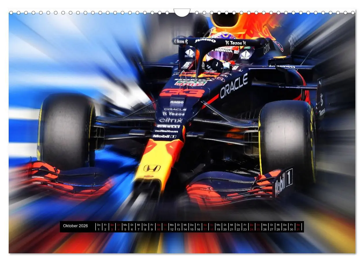 Bild: 9783457608234 | Vollgas in der Formel 1 (Wandkalender 2026 DIN A3 quer), CALVENDO...