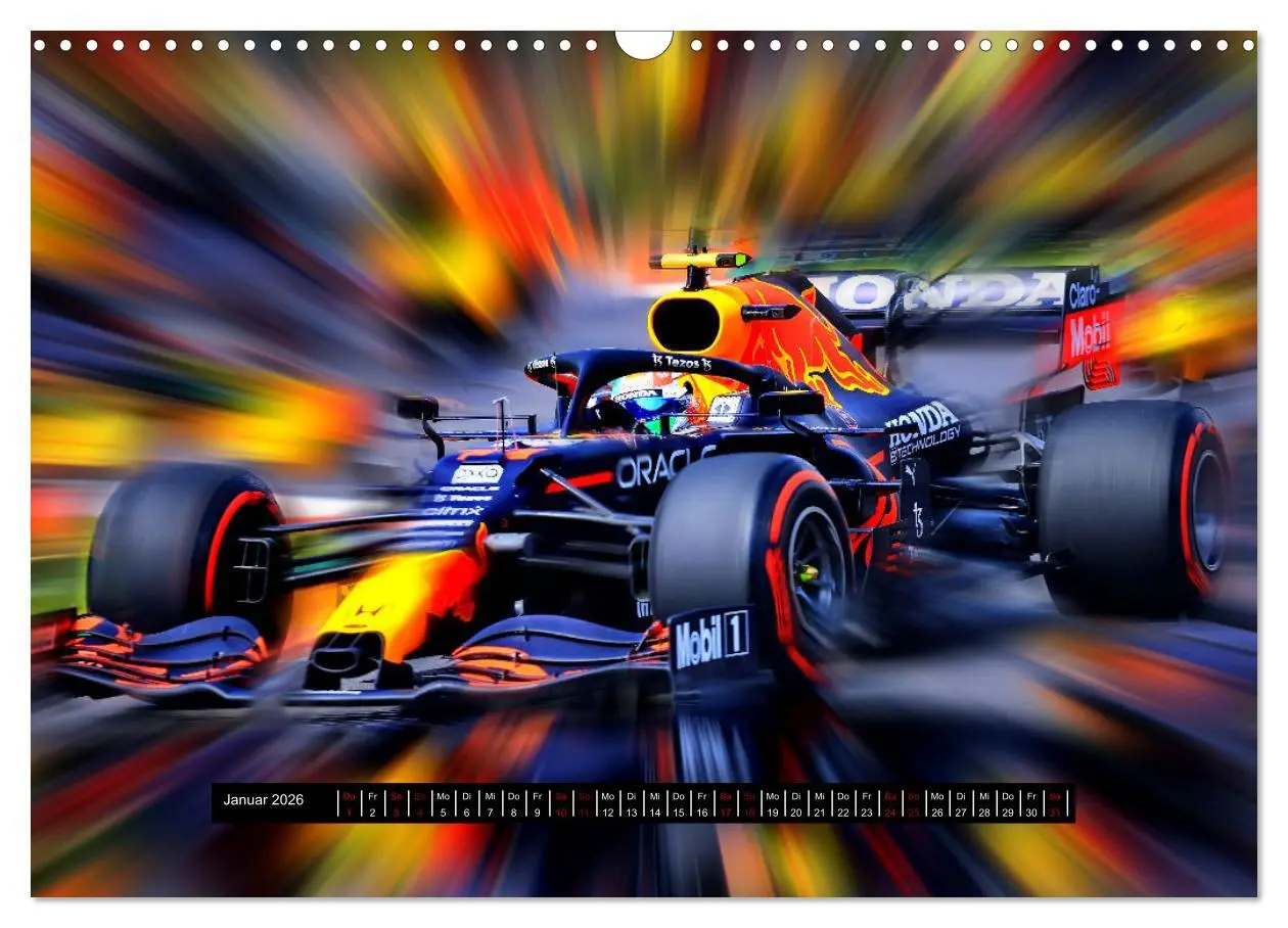 Bild: 9783457608234 | Vollgas in der Formel 1 (Wandkalender 2026 DIN A3 quer), CALVENDO...