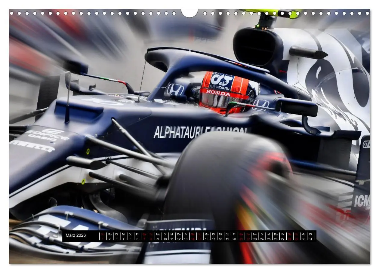 Bild: 9783457608234 | Vollgas in der Formel 1 (Wandkalender 2026 DIN A3 quer), CALVENDO...