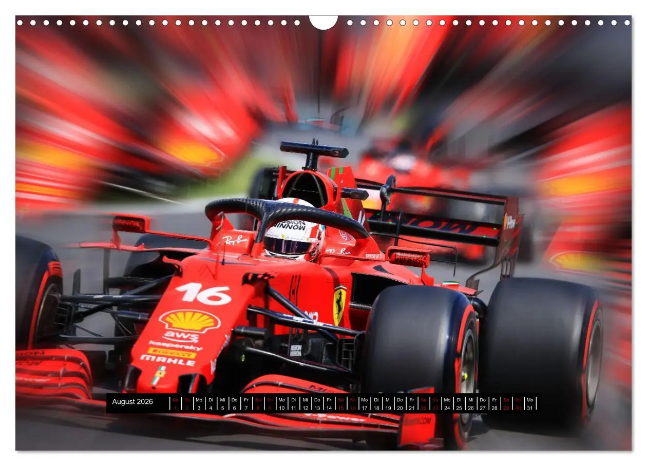 Bild: 9783457608234 | Vollgas in der Formel 1 (Wandkalender 2026 DIN A3 quer), CALVENDO...