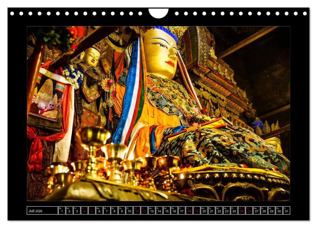 Bild: 9783457848234 | Eine Rundreise durch Tibet (Wandkalender 2026 DIN A4 quer),...