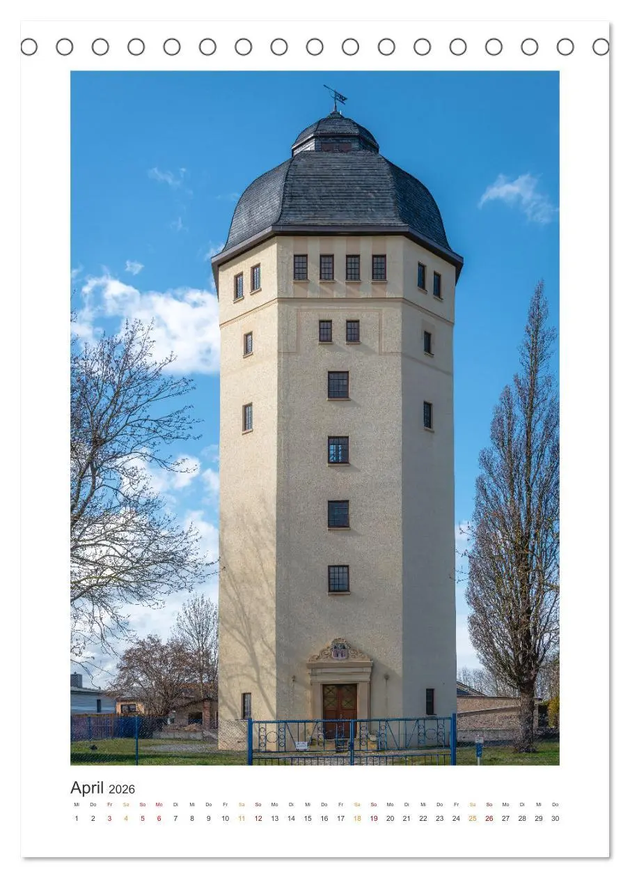 Bild: 9783516318234 | Alte Wassertürme (Tischkalender 2026 DIN A5 hoch), CALVENDO...