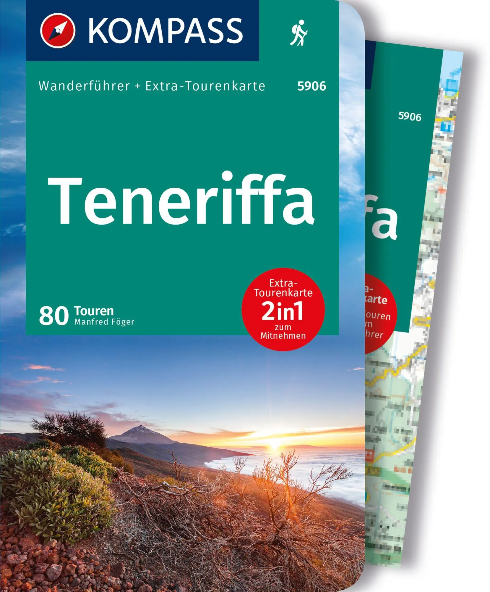 Cover: 9783991218234 | KOMPASS Wanderführer Teneriffa, 80 Touren mit Extra-Tourenkarte | Buch
