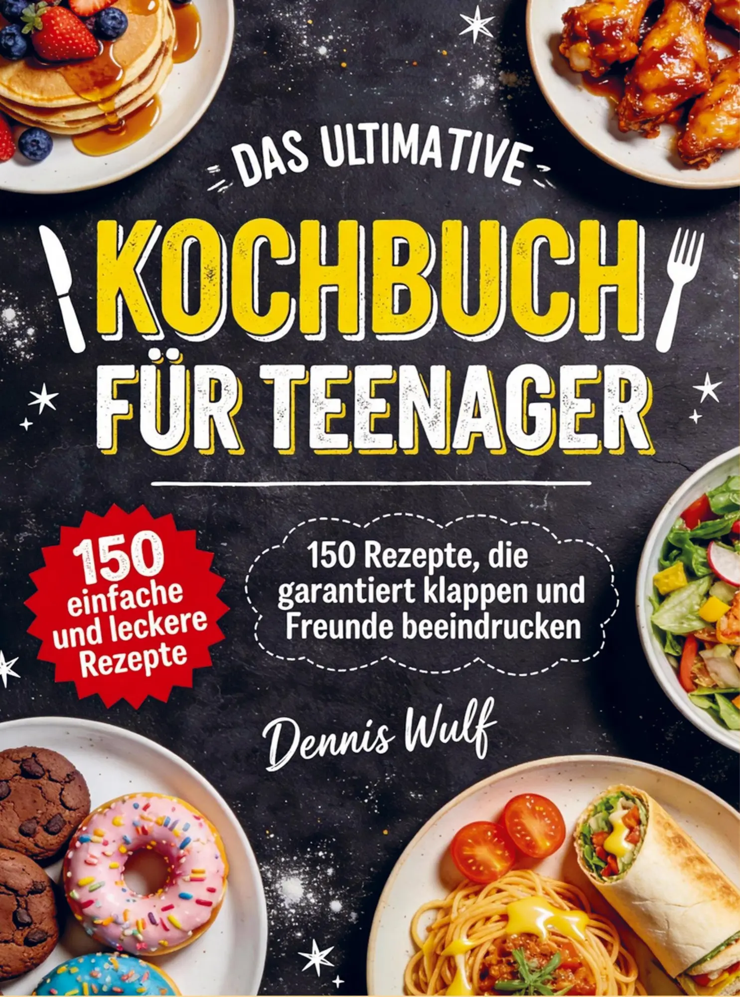 Cover: 9789403858234 | Das ultimative Kochbuch für Teenager | Dennis Wulf | Taschenbuch