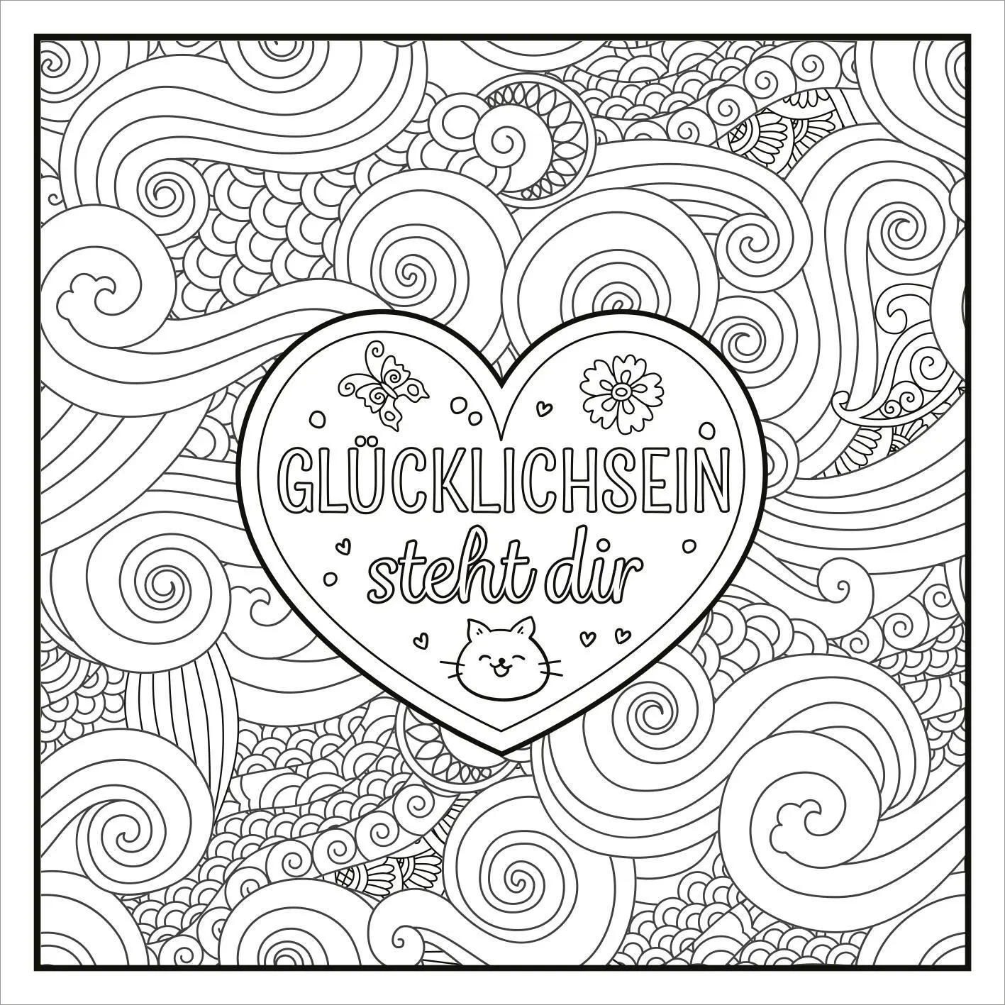 Bild: 4014489138334 | Ausmalen. Abschalten. Glücklich sein. | Taschenbuch | 80 S. | Deutsch