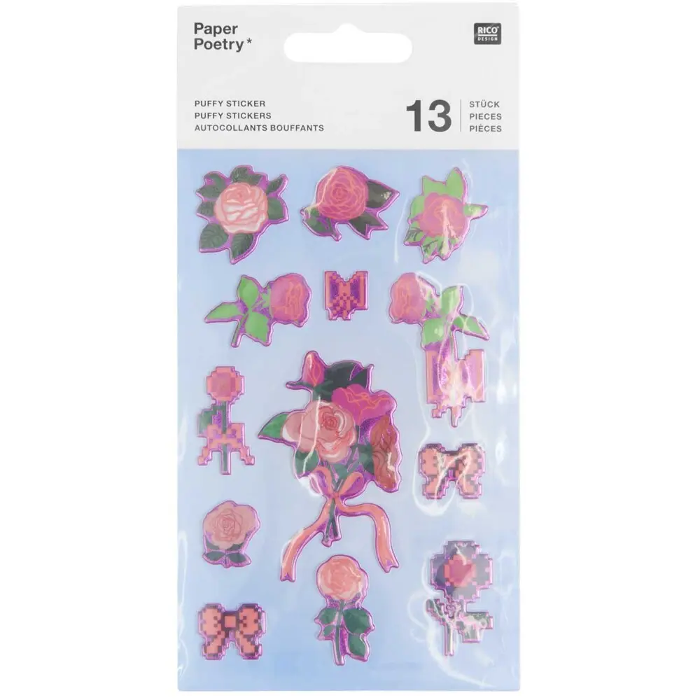 Puffy Sticker La Vie en Rose, Rosen