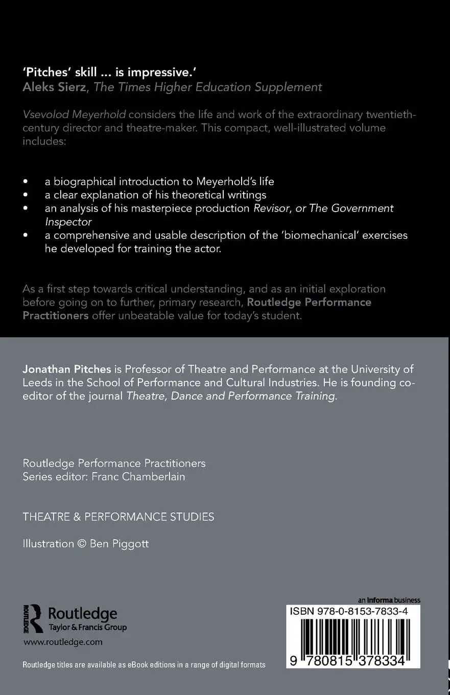 Rückseite: 9780815378334 | Vsevolod Meyerhold | Jonathan Pitches | Taschenbuch | Englisch | 2018
