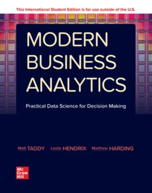 Cover: 9781266108334 | Modern Business Analytics ISE | Matt Taddy | Taschenbuch | Englisch