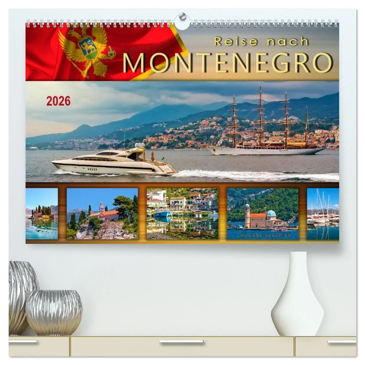 Cover: 9783457768334 | Reise nach Montenegro (hochwertiger Premium Wandkalender 2026 DIN...