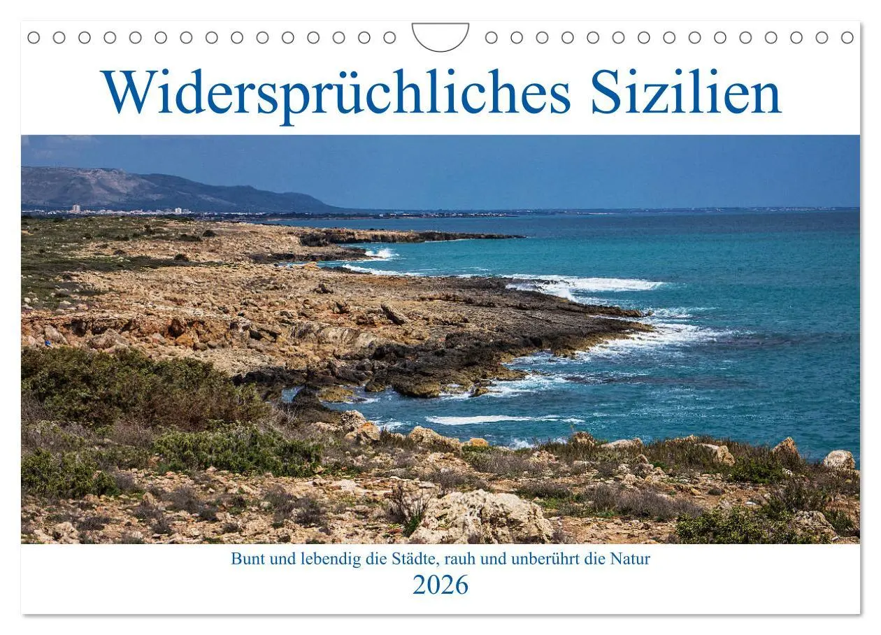Cover: 9783457908334 | Widersprüchliches Sizilien (Wandkalender 2026 DIN A4 quer),...