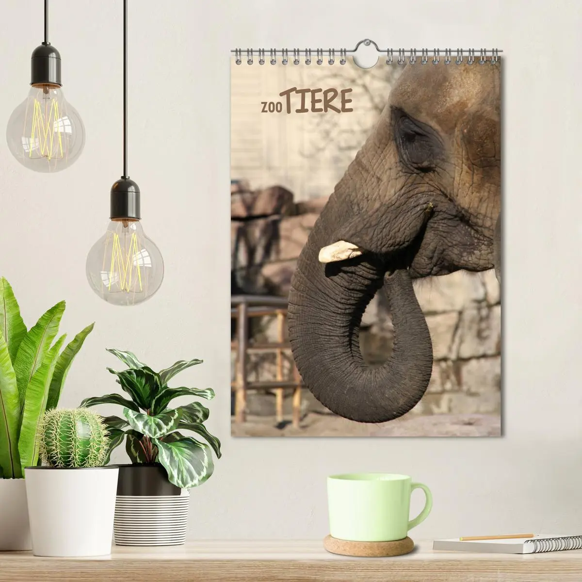 Bild: 9783516478334 | Zootiere (Wandkalender 2026 DIN A4 hoch), CALVENDO Monatskalender