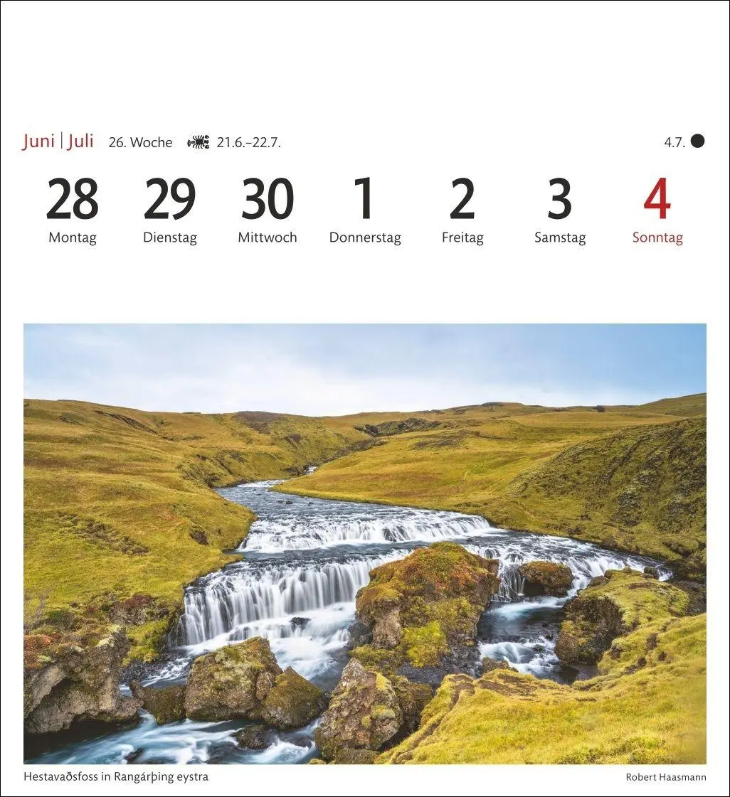 Bild: 9783840038334 | Island Sehnsuchtskalender 2027 - Wochenkalender mit 53 Postkarten