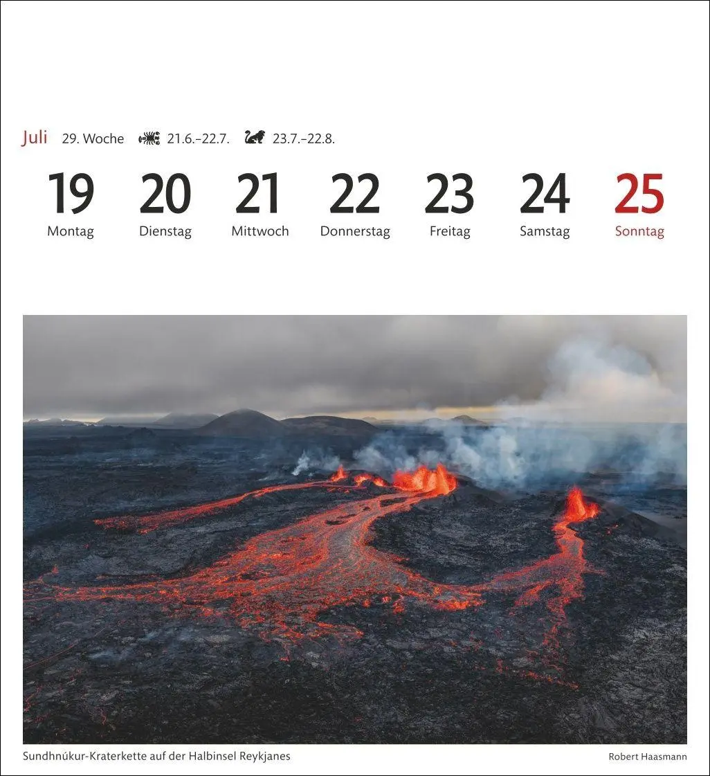 Bild: 9783840038334 | Island Sehnsuchtskalender 2027 - Wochenkalender mit 53 Postkarten