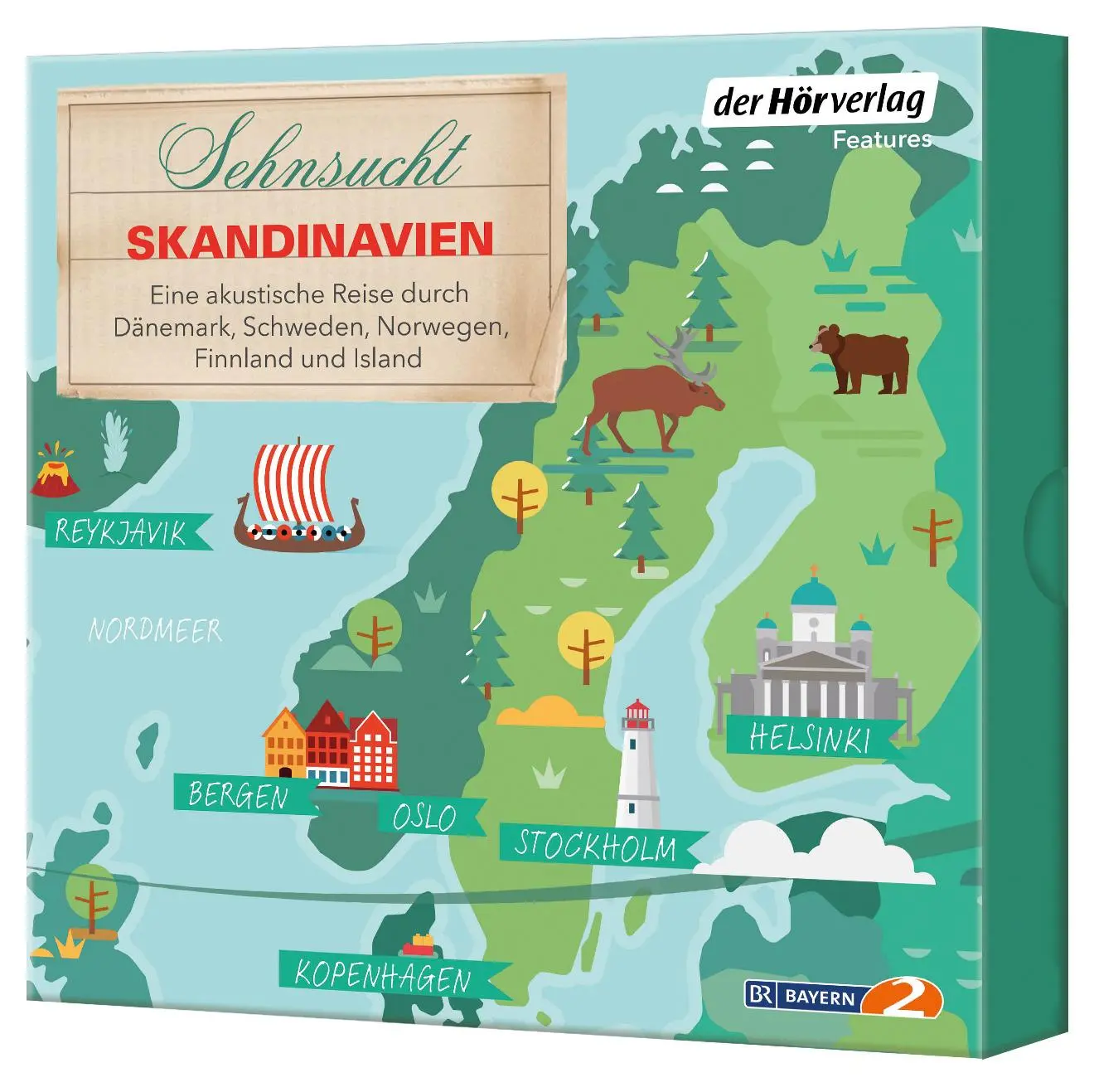 Cover: 9783844548334 | Sehnsucht Skandinavien | Till Ottlitz | Audio-CD | 5 Audio-CDs | 2023