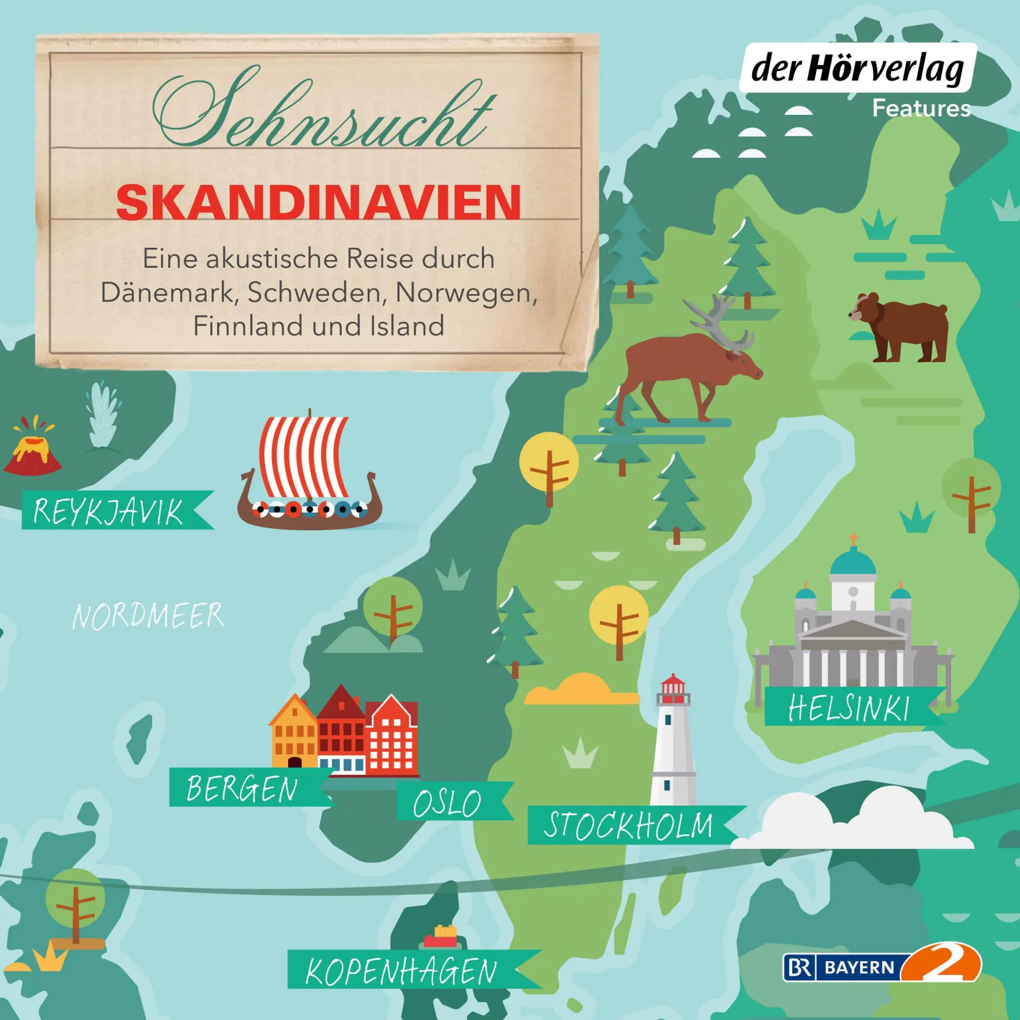 Bild: 9783844548334 | Sehnsucht Skandinavien | Till Ottlitz | Audio-CD | 5 Audio-CDs | 2023