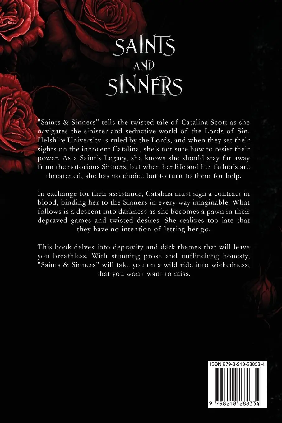 Rückseite: 9798218288334 | Saints and Sinners | Stacy Rush | Taschenbuch | Englisch | 2023
