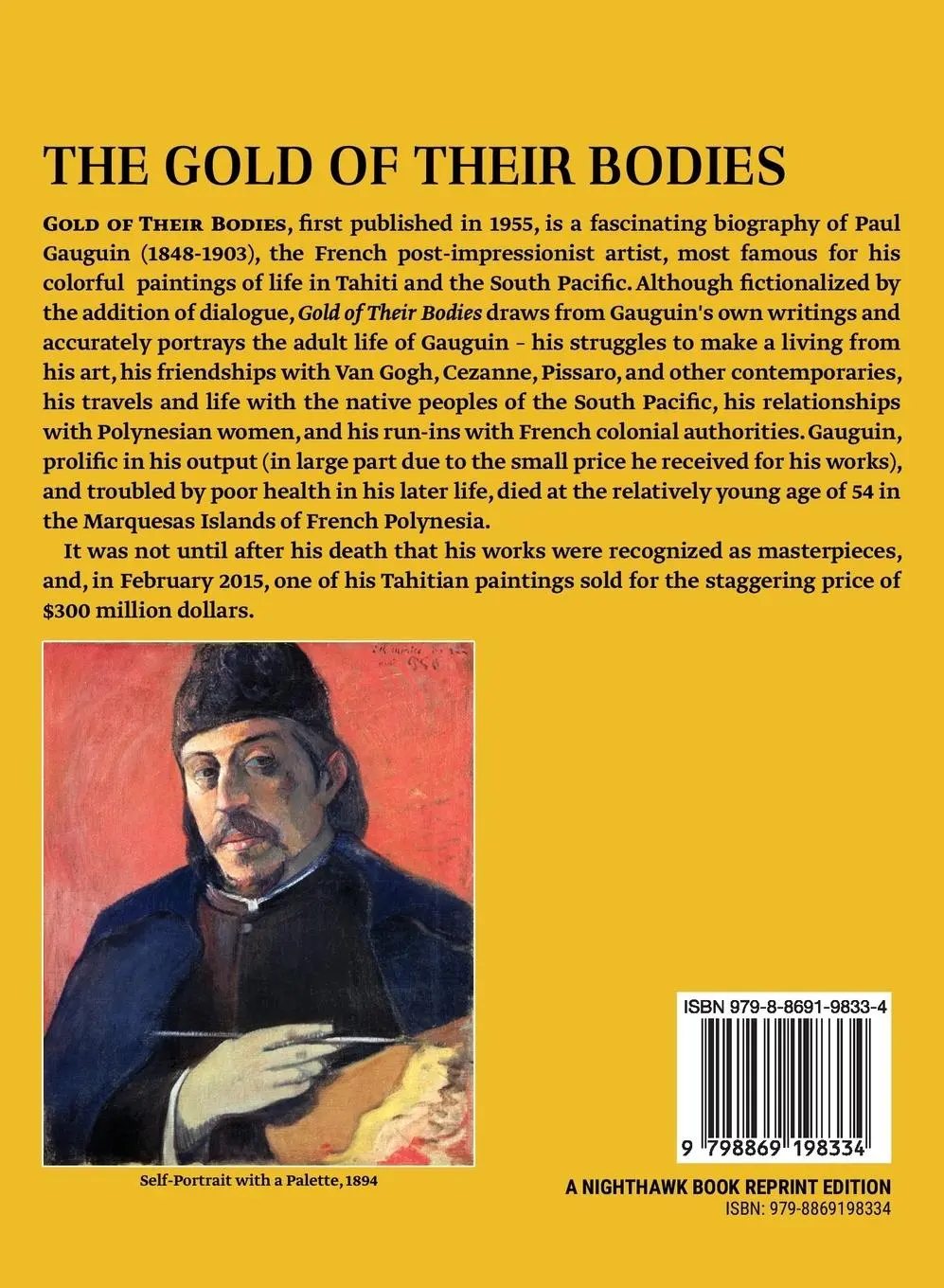 Rückseite: 9798869198334 | The Gold of Their Bodies | A Novel about Gauguin | Charles Gorham