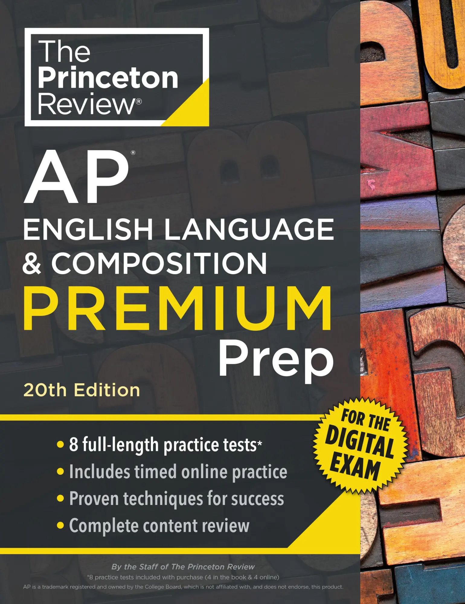 Cover: 9780593518434 | Princeton Review AP English Language &amp; Composition Premium Prep,...