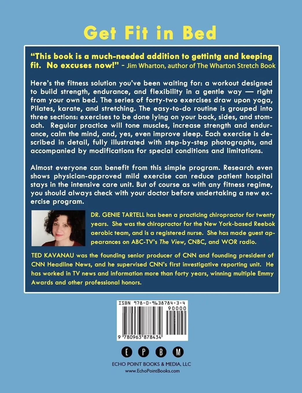 Rückseite: 9780963878434 | Get Fit in Bed | Genie Tartell (u. a.) | Taschenbuch | Englisch | 2011