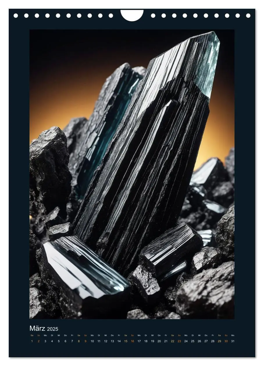 Bild: 9783457138434 | Fantastische Mineralien - Geheimnisvolle Schätze (Wandkalender 2025...