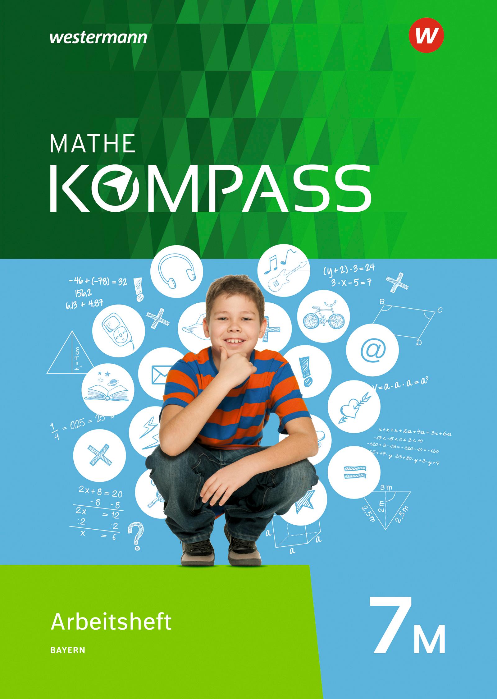Cover: 9783507868434 | Mathe Kompass 7 M.Förder-Arbeitsheft. Bayern | Gigl | Broschüre | 2019